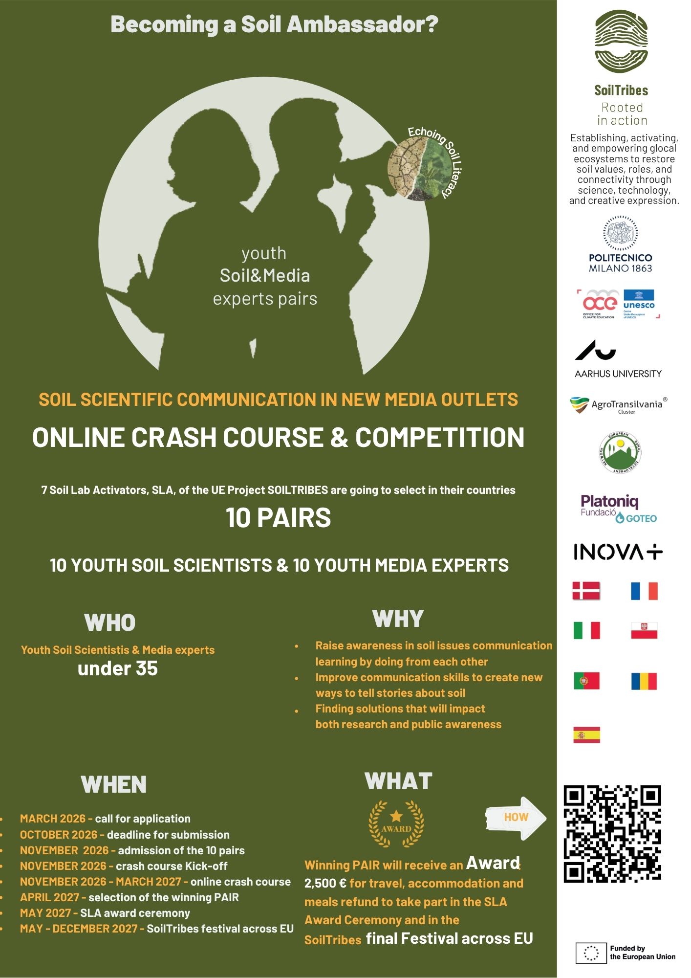 Erdn Call for Applications: SoilTribes – Become a Soil Ambassador ...